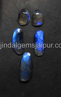 Blue Labradorite Rose Cut Slices